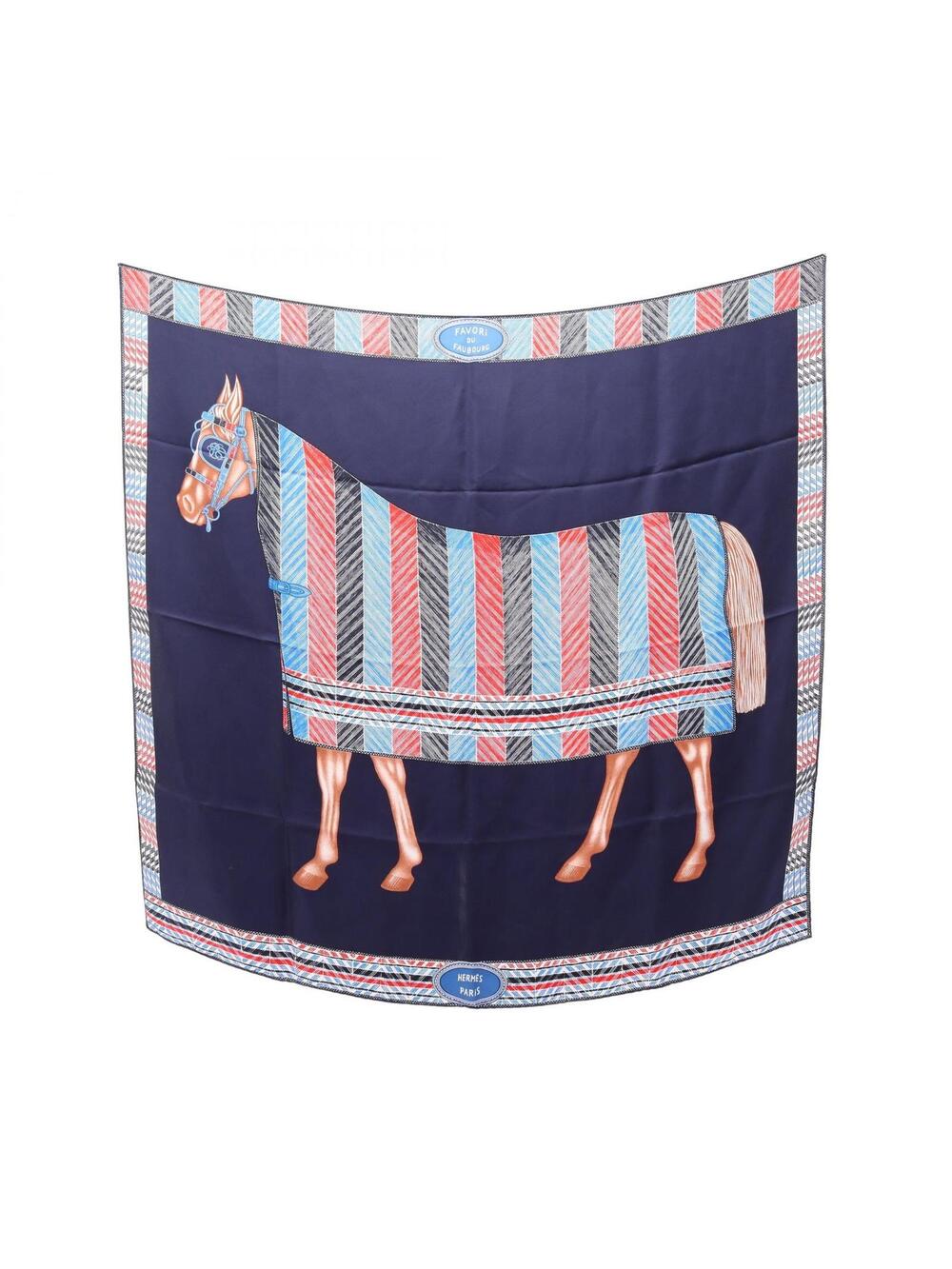 Hermes Carre90 Favori Du Faubourg Scarf #372323H38B